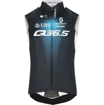 Cyklistická vesta Q36.5 cyklistická vesta Gregarius Pro Cycling Team Vest léto Zelená L Pánské