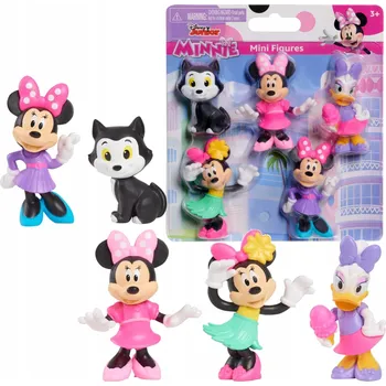 Figurka Sada minifigurek Disney Junior Minnie Mouse, 5 sběratelských figurek