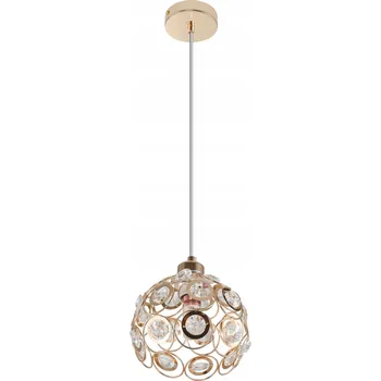 FLORENCE, závěsné svítidlo s krystaly, 1 světlo, E27, Měď, průměr: 20 cm