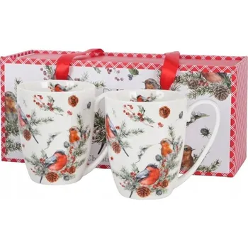 Hrnek Duo Christmas Birds 1 porcelán 360 ml