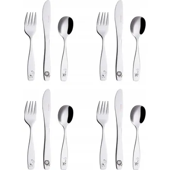 Příbor EXZACT Sada Příborů pro Děti Safari Nerezová Ocel 12 Kusů