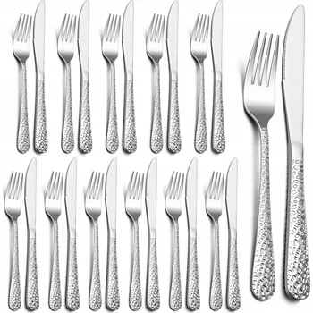 Příbor HAWARE Sada příborů na steaky pro 12 osob, 24 kusů, Nerezová Ocel