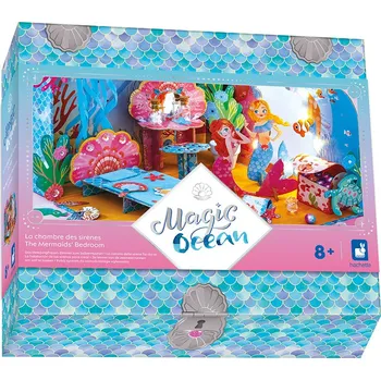 kreativní sada Janod Kreativní sada DIY Vyrob si sám 3D Ložnice mořské panny Magický oceán Atelier