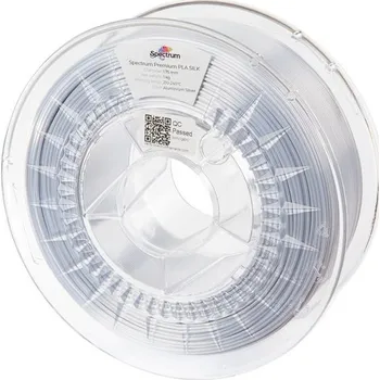 3D tisk Filamenty Spectrum SILK PLA hliník stříbrný 1kg 1,75 mm