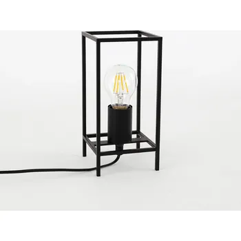 Lampička Stolní lampa Italux Melando černá 40 W