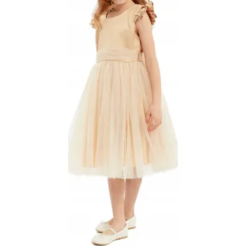 Dámské šaty Elegantní tylové Šaty Violette Gold, 134