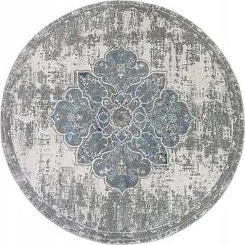 Koberec Koberec VALLEY 80x80 Kruh Dvouúrovňový Moderní Elegantní Vintage v10