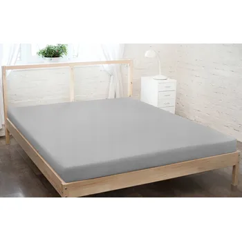 Prostěradlo Prostěradlo jersey s gumou 140x200 šedé