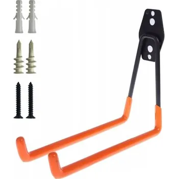 Věšák HÁK DRŽÁK NA ZEĎ DO GARÁŽE VĚŠÁK NA KOLO NÁŘADÍ NA STĚNU