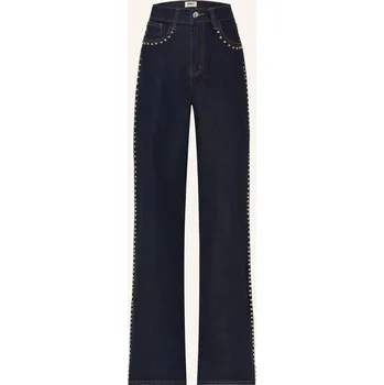 Dámské oblečení Only Dámské Džíny S Širokými Nohavicemi A Ozdobnými Kameny,...