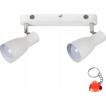 Lampička Nástěnný reflektor kulatý Rabalux bílý