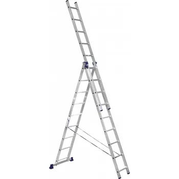 Žebřík Alumet Alumet, H3 5311 EUK 3-dílný žebřík 3 x 11 příček, slož. výška 2,94 m, max. 150 kg
