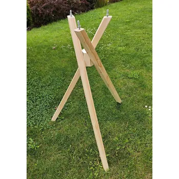 Pro ptáka Stojan pod velká krmítka 113 cm dřevěný (Trojnožka)