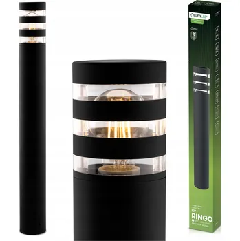 Venkovní osvětlení Zahradní lampa sloupek Lumiled černá E27 80 cm IP54 napájení ze sítě