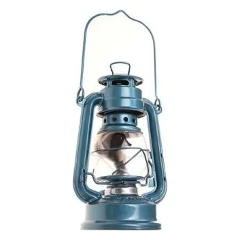 Petrolejová lampa Petrolejová lampa 19 cm modrá