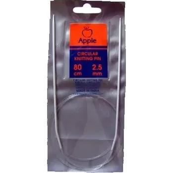 Apple Pletací jehlice kruhové 80 cm - 2,5 mm