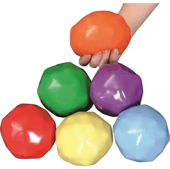 Gymnastický míč Spordas - Míček Yuck E-ball 9 cm Fialová