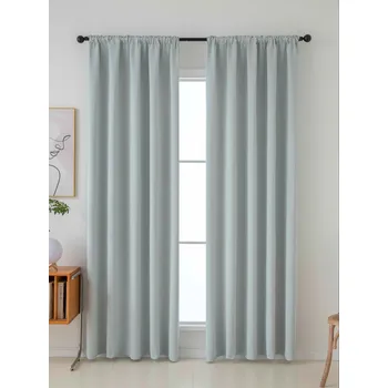 Záclona MKLuzkoviny.cz Elias stříbrná 140 × 280 cm