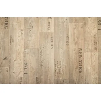 PVC PODLAHOVÁ KRYTINA JAKO GUMOLIT LINOLEUM šířka 2 m BINGO DUB SILNÁ S NÁPISEM