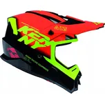 Přilba na crossku, čtyřkolku, MX ENDURO Kenny TRACK FOCUS ČERVENÁ/FLUO NEON/ČERNÁ M