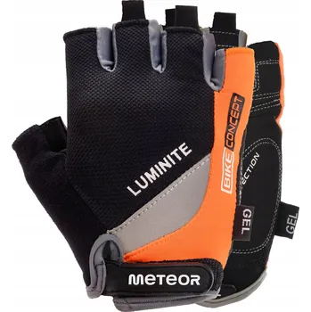 Cyklistické rukavice Cyklistické rukavice Meteor XXL oranžové