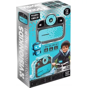 Digitální kompakt Dětský digitální fotoaparát Kids Euroswan VK00008 modrý