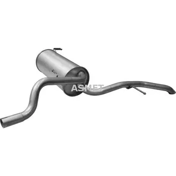 Tlumič výfuku Zadní tlumič výfuku ASMET 16.044