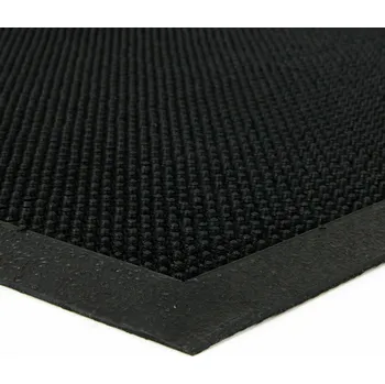 Rohožka FLOMAT Gumová vstupní kartáčová rohož Rubber Brush 120 x 90 cm