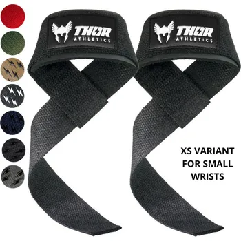 THOR ATHLETICS Vzpěračská bandáž extra úchop BÍLÁ|KAŠTANOVÁ|ZELENÁ