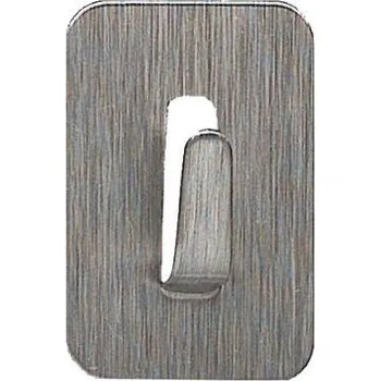 Věšák ELIPLAST háček samolep.obdél.2,5x3,5cm nerez (4ks)