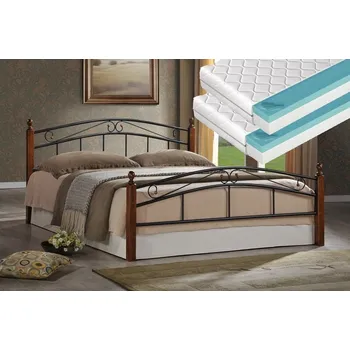 Postel VerDesign Postel DOLORES 180x200 cm + 2ks matrace FUTURE 90 cm