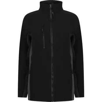 Pánská softshellová bunda Henbury Unisex softshellová bunda H835 Black-Charcoal L