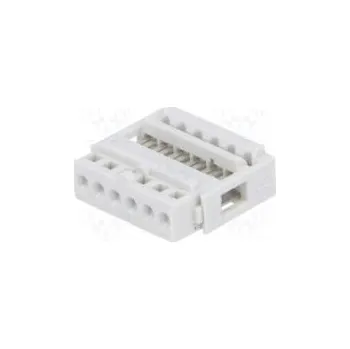 Elektrická zásuvka Zástrčka IDC zásuvka PIN 6 IDC THT 2,54mm pocínovaný