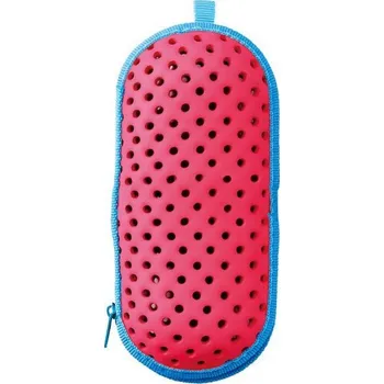Plavecké brýle Pouzdro na brýle Swans Soft Goggle Case SA-141 Medium Modro/růžová