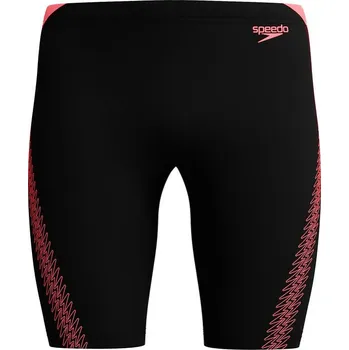 Pánské plavky Speedo Hyperboom Splice Jammer Black/Coral Sands S - UK32