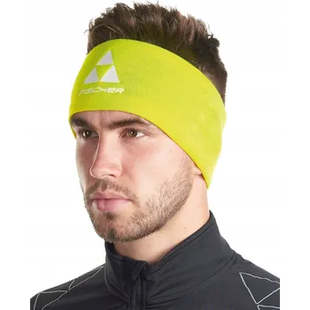 Čelenka Čelenka Fischer MOUNTAIN Headband Wool 9,5cm UNISEX žlutá