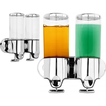 Dávkovač mýdla Ruční dávkovač mýdla nástěnný Fala 1000 ml chrom