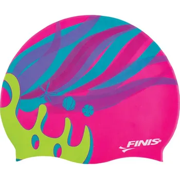 Finis Mermaid Silicone Cap Crown Modro/růžová