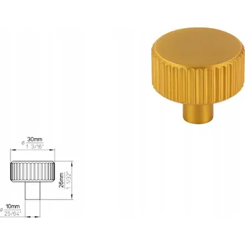 Nábytkové kování Nábytková úchytka SIRO 2595-30ZN87 efekt kartáčovaného zlata