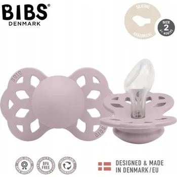 Anatomický Dudlík Bibs , ortodontický silikonový, 6 měsíců +