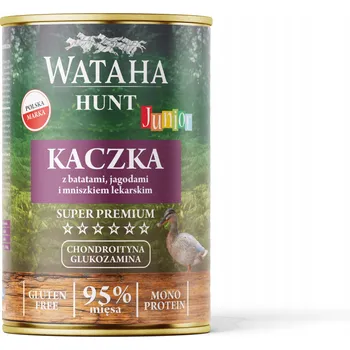 Krmivo pro psa WATAHA HUNT JUNIOR MONOBÍLKOVINOVÉ KRMIVO PRO ŠTĚŇATA KACHNA S PROSEM 400G