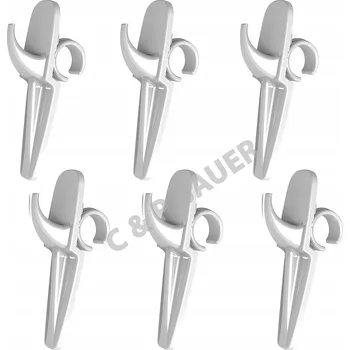 Držák na ručník Prime Ručník 6 Klipsů na Radiátor Nástěnný Háčky