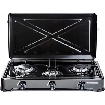 Outdoor vaření Přenosný turistický vařič nastavitelný 3-hořákový Ravanson K-03TB