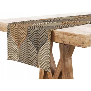 Prostěradlo Bieżnik odstíny hnědé 200 x 40 cm