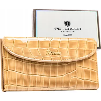 Peněženka Peterson peněženka eko kůže béžová - dámská