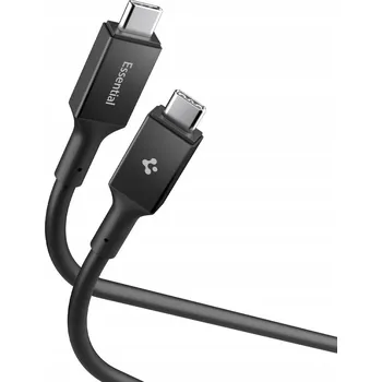 Datový kabel Kabel Spigen USB-C - USB-C 1,2 m černý