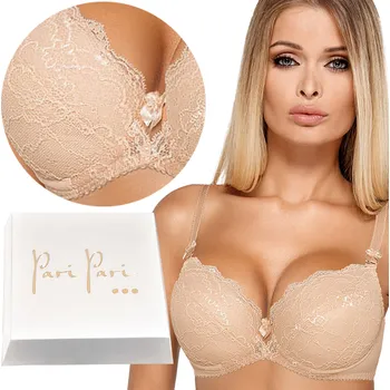 Dámské spodní prádlo Paripari push-up podprsenka béžová velikost 75B