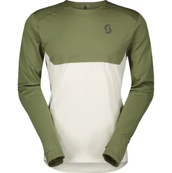 Běžecké oblečení SCOTT běžecké tričko Endurance Tech LS ZIMA, léto Zelená L Pánské