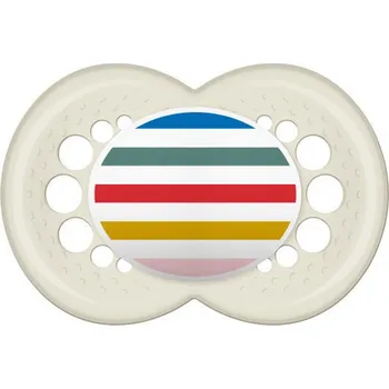 dudlíky MAM DUDLÍK ORIGINAL 6+, bílý/pruhy;