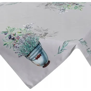 ubrus Obrus na stůl SUMMER1 140x220 kyblík s levandulí květiny rustikální etno